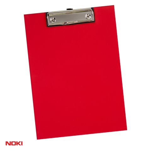 Clipboarduri si suporturi de scriere - Clipboard NOKI A5, din carton, dublu, rosu