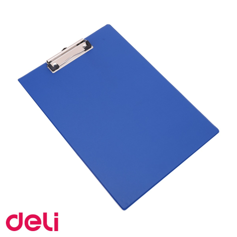 Clipboard simplu Deli, format A4, albastru, din carton plastifiat, pentru birou si scoala [3]