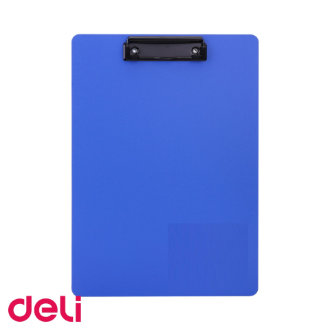 Clipboarduri si suporturi de scriere - Clipboard simplu Deli, format A4, din polipropilena expandata foam, albastru