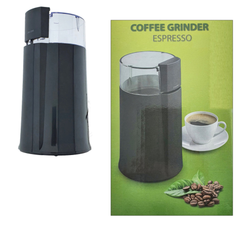 Coffee Grinder cu Lama, Negru, pentru Cafea Proaspata Macinata, Utilizare la Espresso, Ibric, Filtru si Condimente, cu Design Compact si Functie Puls, 91516 [3]
