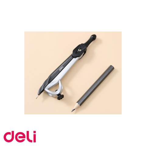 Compas cu creion Deli Orbit, diametru maxim 300 mm, aliaj de zinc, pentru desen tehnic si scoala [3]