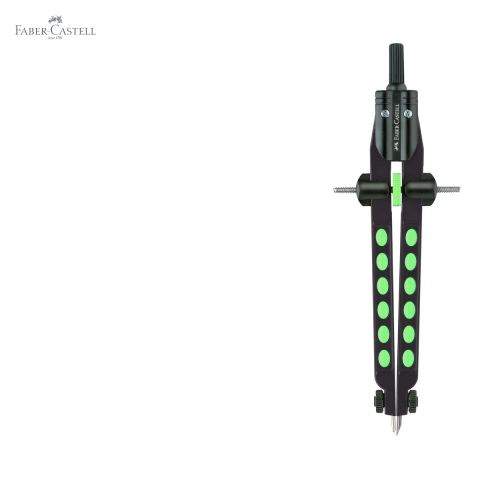 Compas Faber-Castell Factory Neon 2023, reglare rapida, design 3D, pentru cercuri pana la 340 mm [4]