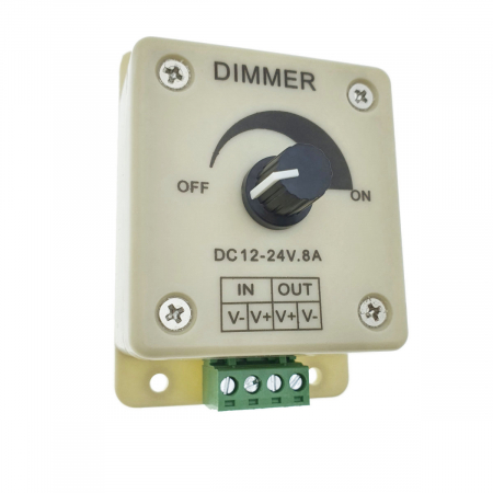 Comutator Led luminos reglabil DC 12-24V 8A, dimmer controller maxim 96W [4]