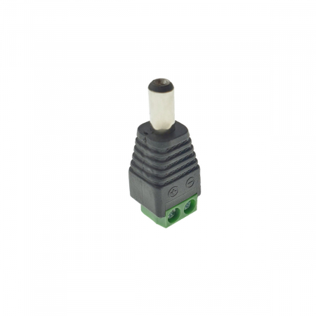 Conector mufa alimentare DC 2.1 x 5.5 mm tata la terminal 2 pini [2]