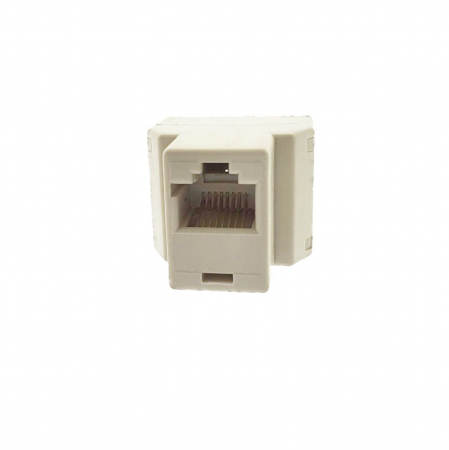 Conector multiplicator retea UTP RJ45 8p8c mama la 2 porturi mama RJ45, bej [1]