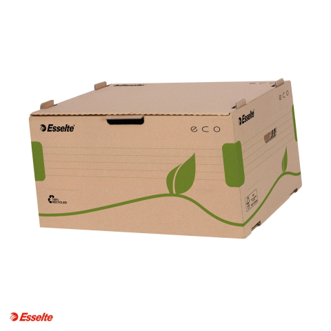 Container arhivare si transport Esselte Eco, deschidere frontala, carton, natur [0]
