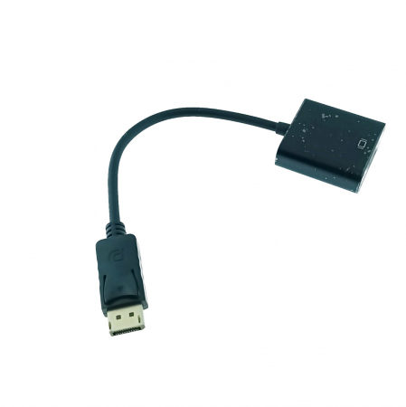 Adaptoare DisplayPort - Convertor adaptor Displayport DP tata la HDMI mama, 1080p la 60Hz, cablu 15cm, negru
