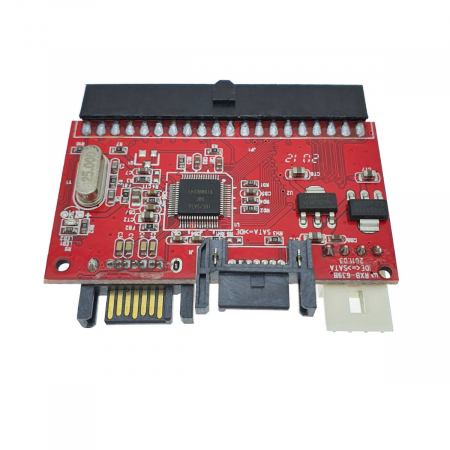 Convertor placa adaptor IDE 40 pini la SATA, cu cabluri, transmisie bidirectionala [2]
