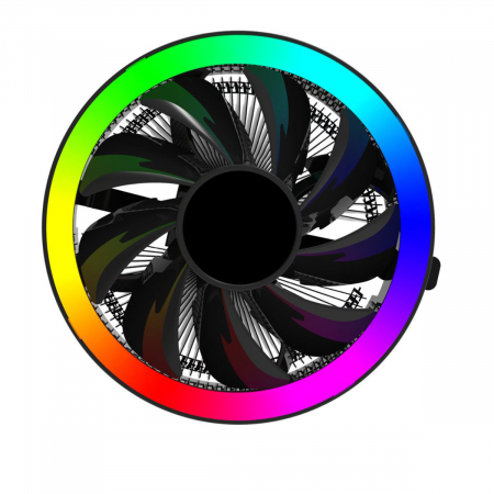 Cooler CPU, Gembird Huracan X100, RGB, 120 mm, 60 CFM, 1800 RPM, 28 dB, conector 3 pini [1]