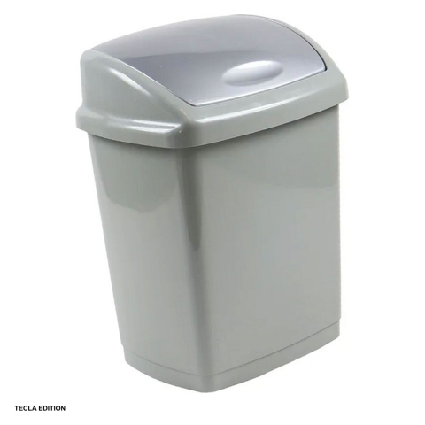 Cos de gunoi cu capac batant, capacitate 40 l, compatibil cu saci menajeri de 35-60 l [0]