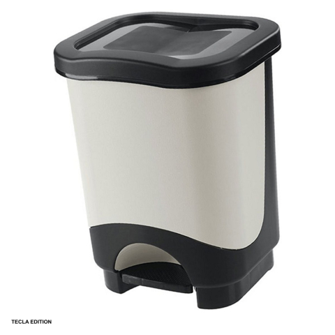 Cosuri de gunoi - Cos de gunoi cu pedala, capacitate 24 l, din PVC, deschidere fara atingere, capac care retine mirosurile, compatibil cu saci menajeri de 20-30 l
