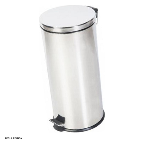 Cosuri de gunoi - Cos de gunoi cu pedala, capacitate 30 l, din inox, cu galeata interioara si maner de transport