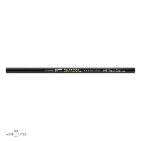 Creion carbune natural Faber-Castell Pitt Monochrome, grad mediu, pentru desen artistic [3]