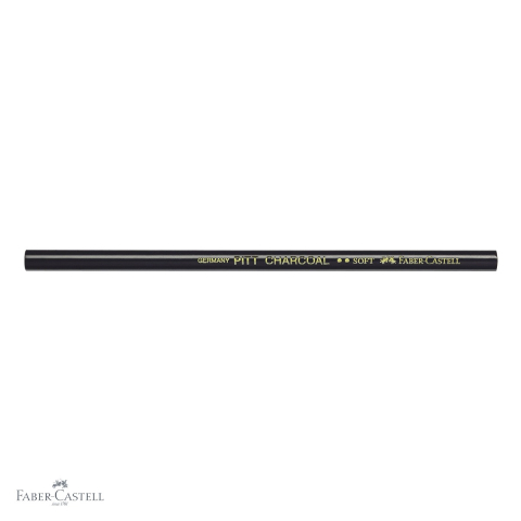 Creion carbune natural Faber-Castell Pitt Monochrome, grad soft, pentru desen artistic [3]