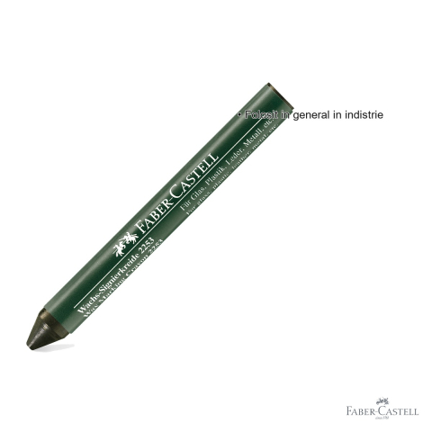 Creion cerat Faber-Castell 2253 pentru suprafete lucioase, negru, marcare industriala [2]