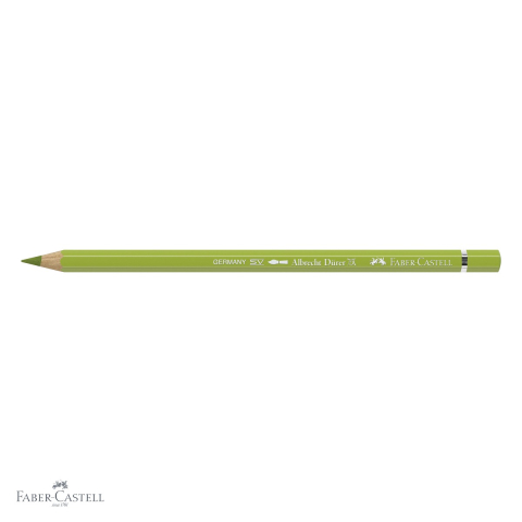 Creion colorat acuarela Faber-Castell Albrecht Durer 170 verde crud, mina 3.8mm, pentru artisti [3]