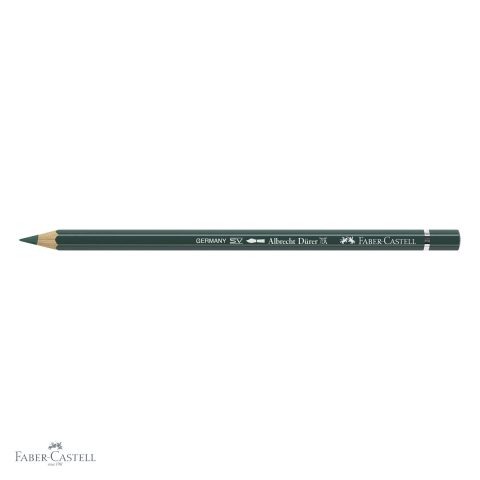 Creion colorat acuarela Faber-Castell Albrecht Durer 267 verde pin, mina 3.8mm, pentru artisti [3]
