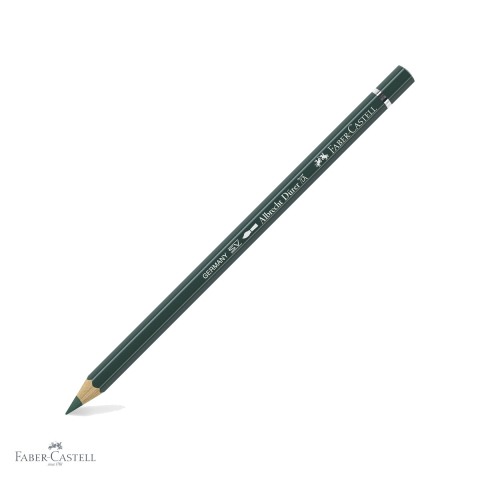 Creioane colorate - Creion colorat acuarela Faber-Castell Albrecht Durer 267 verde pin, mina 3.8mm, pentru artisti