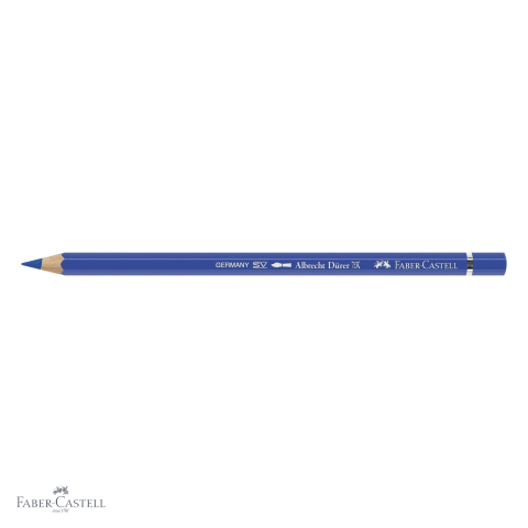 Creion colorat acuarela Faber-Castell Albrecht Durer albastru cobalt 143, mina 3.8mm, pentru artisti [3]