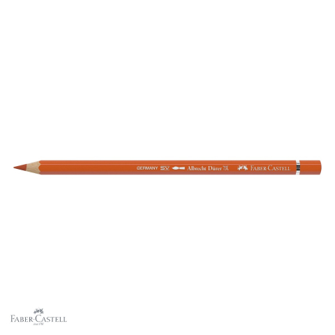 Creion colorat acuarela Faber-Castell Albrecht Durer, oranj cadmium inchis 115, mina 3.8mm, pentru artisti [3]