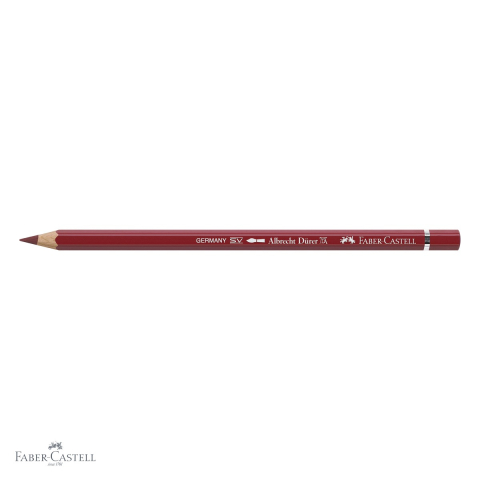 Creion colorat acuarela Faber-Castell Albrecht Durer rosu cadmium mediu 217, mina 3.8mm, pentru artisti [3]