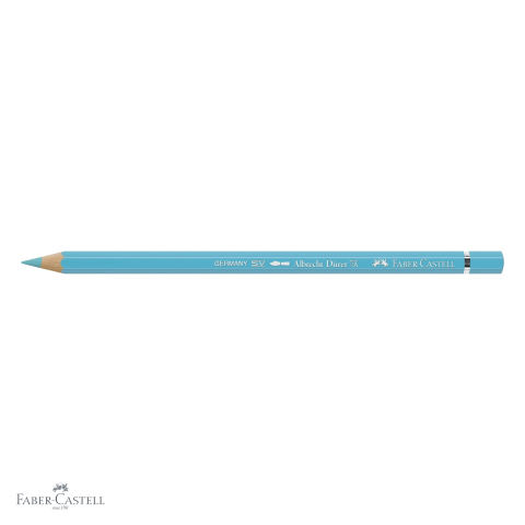 Creion colorat acuarela Faber-Castell Albrecht Durer turcoaz cobalt deschis 154, mina 3.8mm, pentru artisti [3]