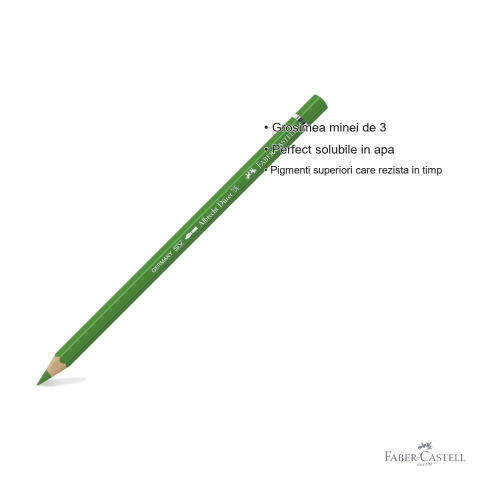 Creion colorat acuarela Faber-Castell Albrecht Durer verde frunza 112, pentru artisti profesionisti [2]