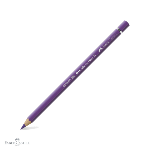 Creioane colorate - Creion colorat acuarela Faber-Castell Albrecht Durer violet mangan 160, mina 3.8mm, pentru artisti