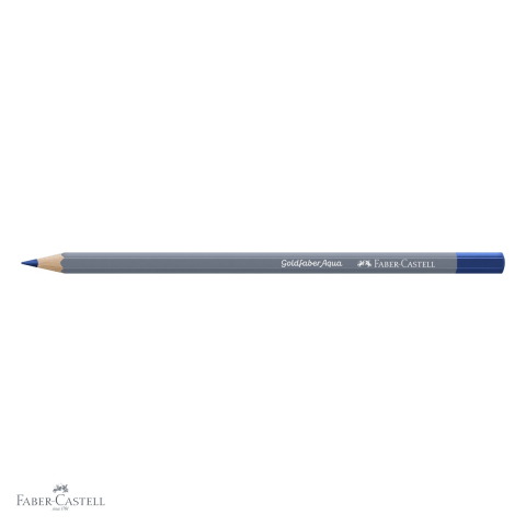 Creion colorat acuarela Faber-Castell Goldfaber albastru helio rosiatic 151, mina 3.3mm, solubil in apa [3]