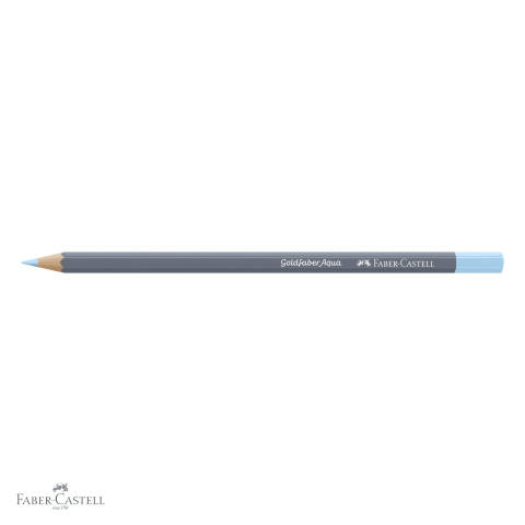 Creion colorat acuarela Faber-Castell Goldfaber albastru phtalo pastel 445, mina 3.3mm, pentru tehnici mixte [3]