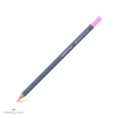 Creioane colorate - Creion colorat acuarela Faber-Castell Goldfaber Aqua magenta pastel 419, mina 3.3mm, pentru arta si ilustratie