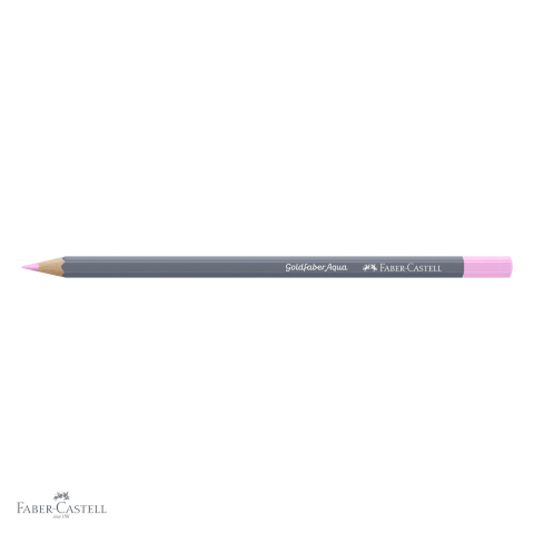 Creion colorat acuarela Faber-Castell Goldfaber Aqua magenta pastel 419, mina 3.3mm, pentru arta si ilustratie [3]