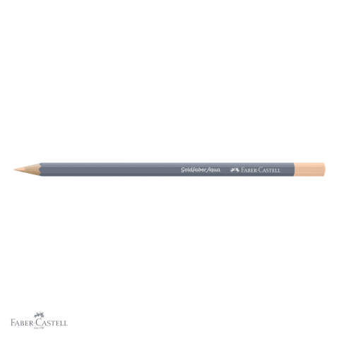 Creion colorat acuarela Faber-Castell Goldfaber, culoare flesh deschis 132, mina 3.3mm, pentru pictura si desen [3]