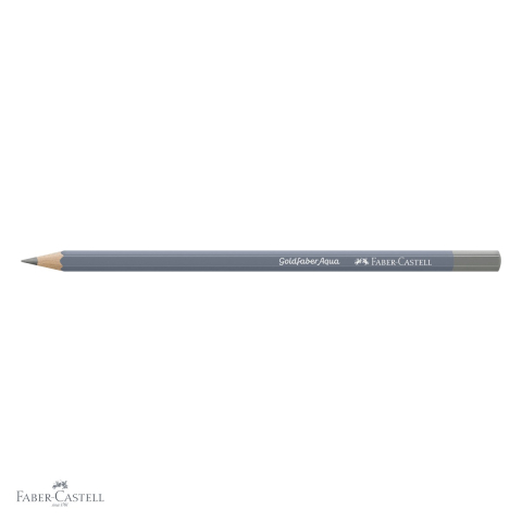 Creion colorat acuarela Faber-Castell Goldfaber, gri cald IV 273, mina 3.3mm, solubil in apa [3]