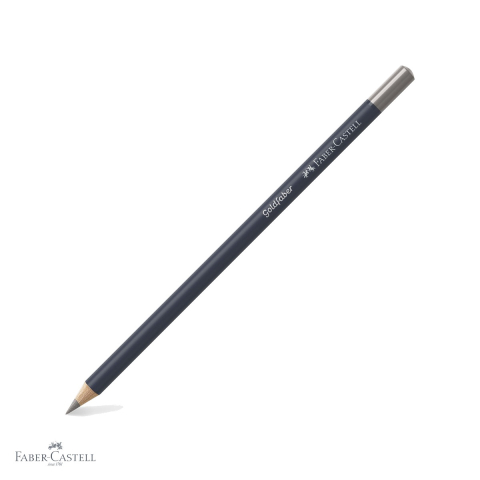 Creioane colorate - Creion colorat acuarela Faber-Castell Goldfaber gri cald IV, mina 3.3mm, solubil in apa