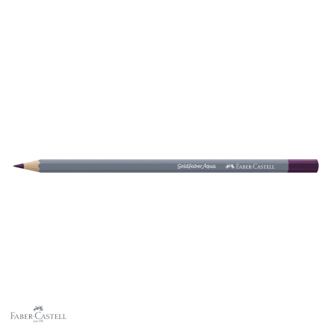 Creion colorat acuarela Faber-Castell Goldfaber, magenta 133, mina 3.3mm, solubil in apa [3]