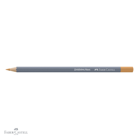 Creion colorat acuarela Faber-Castell Goldfaber, ocru ars 187, mina 3.3mm, solubil in apa [3]