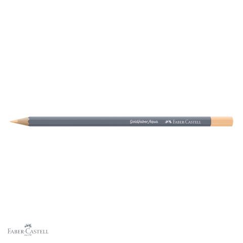Creion colorat acuarela Faber-Castell Goldfaber portocaliu pastel 409 pentru arta si grafica [3]