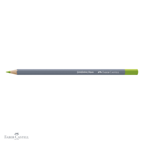 Creion colorat acuarela Faber-Castell Goldfaber verde de mai 170, mina 3.3mm, solubil in apa [3]