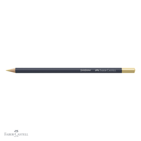 Creion colorat auriu Faber-Castell Goldfaber 250, mina 3.3 mm pigmentata intens, pentru desen si arta [3]