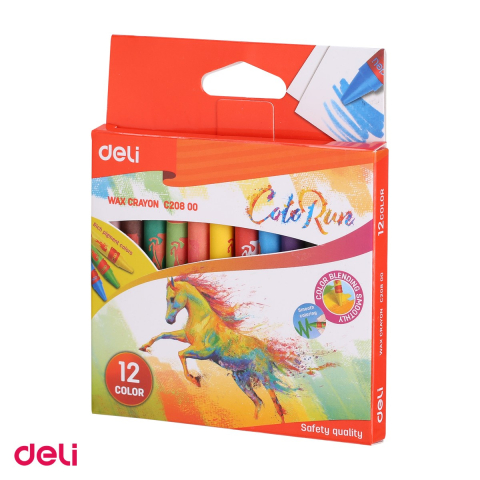 Creion colorat Deli Creioane Cerate, 12 culori [3]