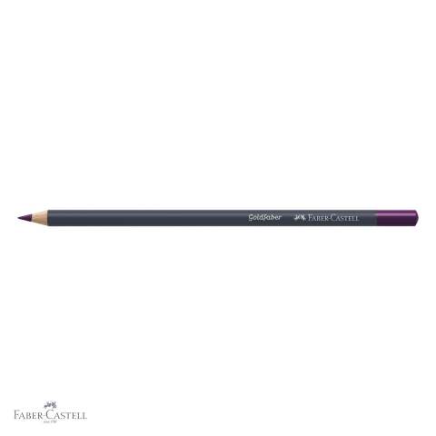 Creion colorat Faber-Castell Gold Faber, magenta 133, mina 3.3 mm intens pigmentata, pentru desen si arta [3]