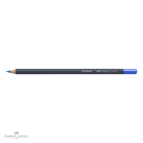 Creion colorat Faber-Castell Goldfaber 120, albastru ultramarin, mina moale 3.3 mm, pentru desen si ilustratie [3]