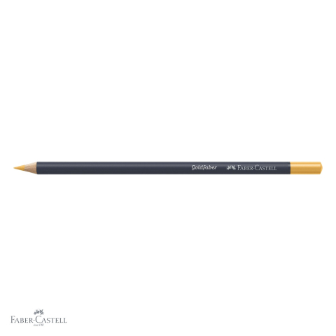 Creion colorat Faber-Castell Goldfaber, galben ocru deschis 183, mina pigmentata intens, pentru desen si ilustratie [3]