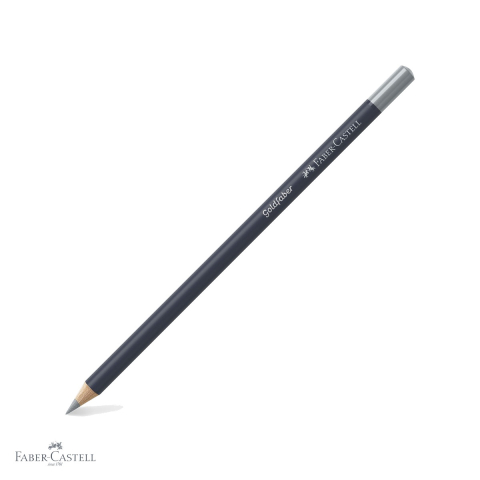 Creioane colorate permanente - Creion colorat Faber-Castell Goldfaber, gri rece IV, mina 3.3 mm intens pigmentata, pentru arta si grafica