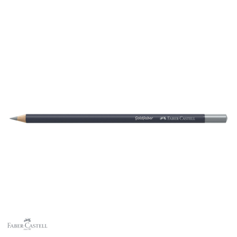 Creion colorat Faber-Castell Goldfaber, gri rece IV, mina 3.3 mm intens pigmentata, pentru arta si grafica [3]