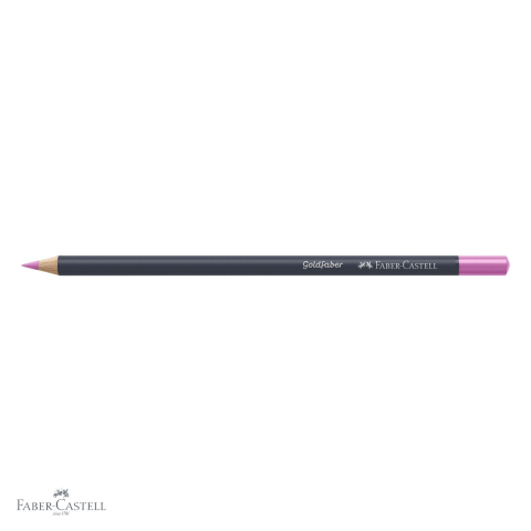 Creion colorat Faber-Castell Goldfaber, magenta deschis 119, mina moale intens pigmentata, pentru desen si arta [3]