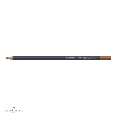 Creion colorat Faber-Castell Goldfaber, maro sienna, mina 3.3 mm pigmentata intens, pentru desen si arta [3]