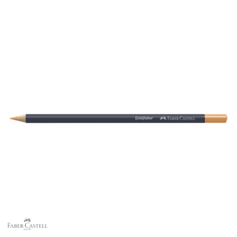 Creion colorat Faber-Castell Goldfaber, ocru ars 187, mina moale intens pigmentata, pentru desen si arta [3]