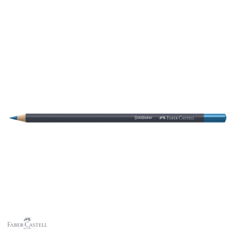 Creion colorat Faber-Castell Goldfaber, turcoaz cobalt 153, mina 3.3 mm, pentru desen si arta [3]